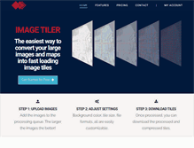Tablet Screenshot of imagetiler.com